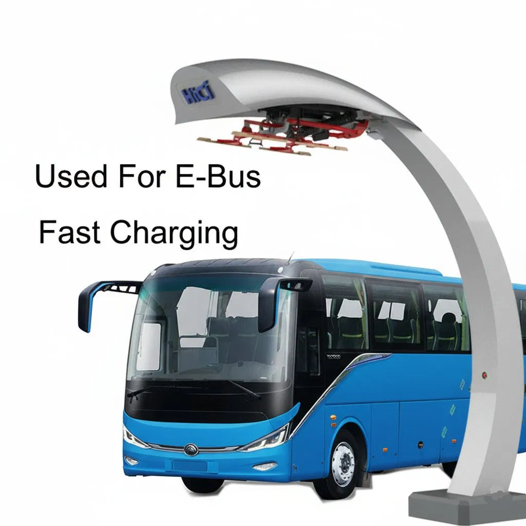 Hici 300 to 600kw Pantograph Charging System for Fleet E-Bus Fast Charging