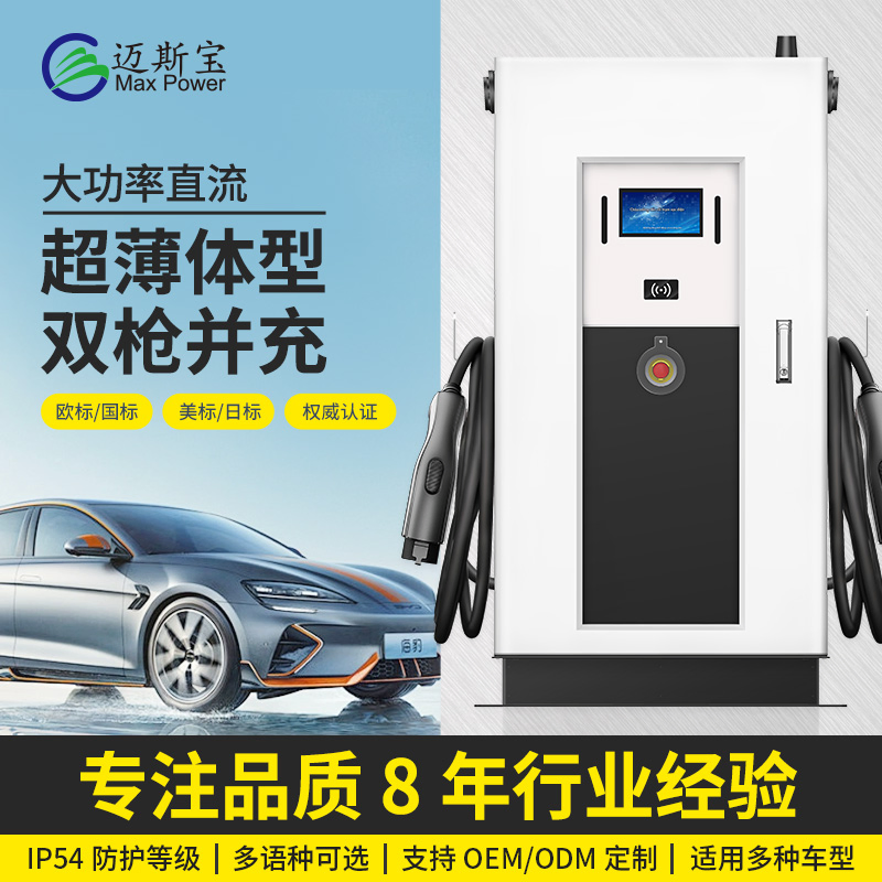 TUV Certified Public EV Charging Station Gbt CCS2 CCS1 Chademo 60kw DC Charging Station for Electric Cars
