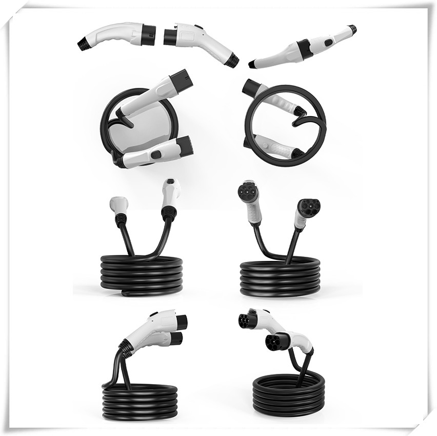 Zhongchongfu Type 2 to Gbt Extension Cord 32A EV Charging Solution with Lightweight Design Fast Charging and Sturdy Cable with Light in Weight