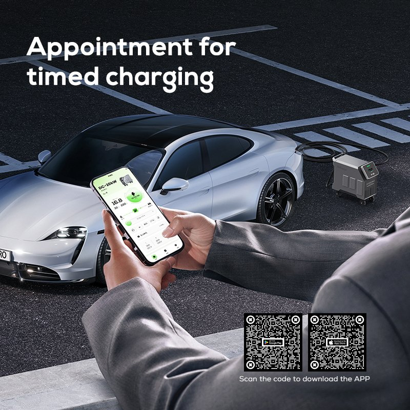 Ovrodgbt Car Charging Station Level 3 EV DC Charger 20kw 220V Electric Car Charger Fast DC EV Charger Stations