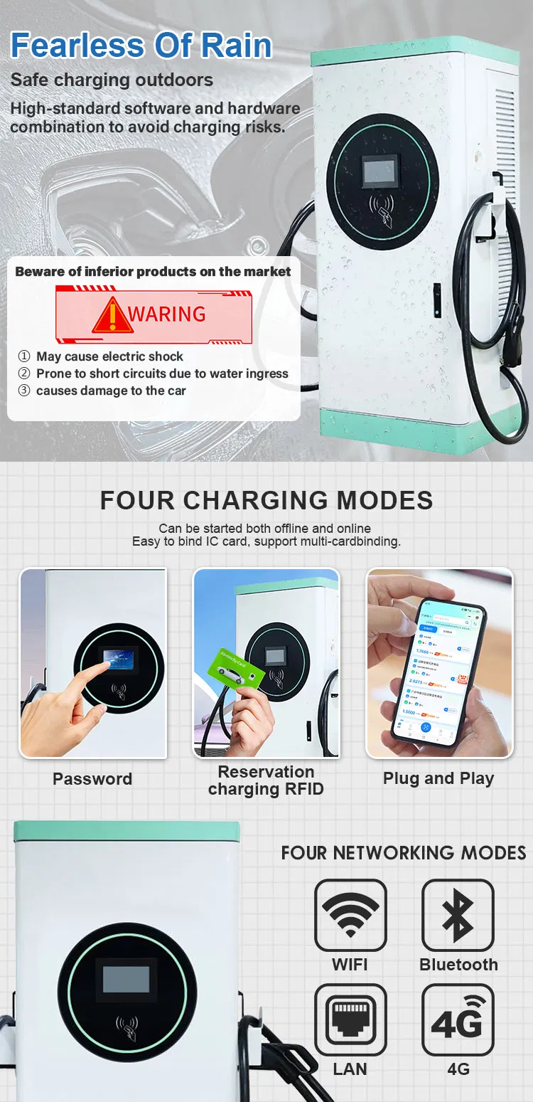 Maxpower 60kw 80kw 90kw 120kw 150kw180kw DC Fast Charging Pile with LCD Touch Screen Commercial and Industrial DC EV Charger Station