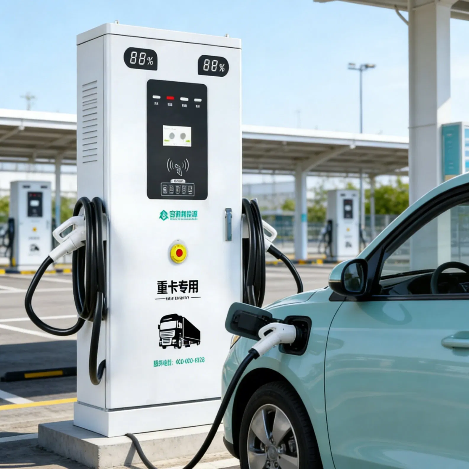 Ocpp Ready EV Charger Fleet Management Charging Station