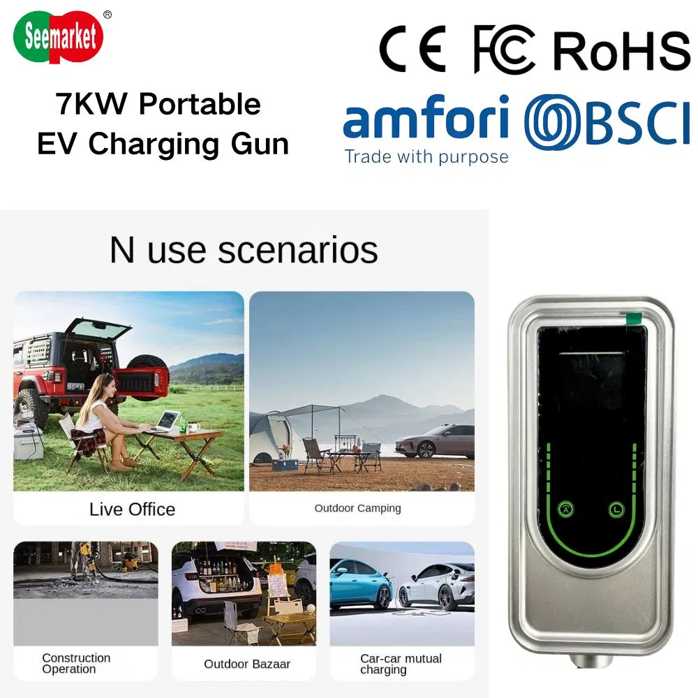 AC EV Charger Level 2 Station 7kw11kw 22kw Wall Mounted Electric Vehicle Charging Station