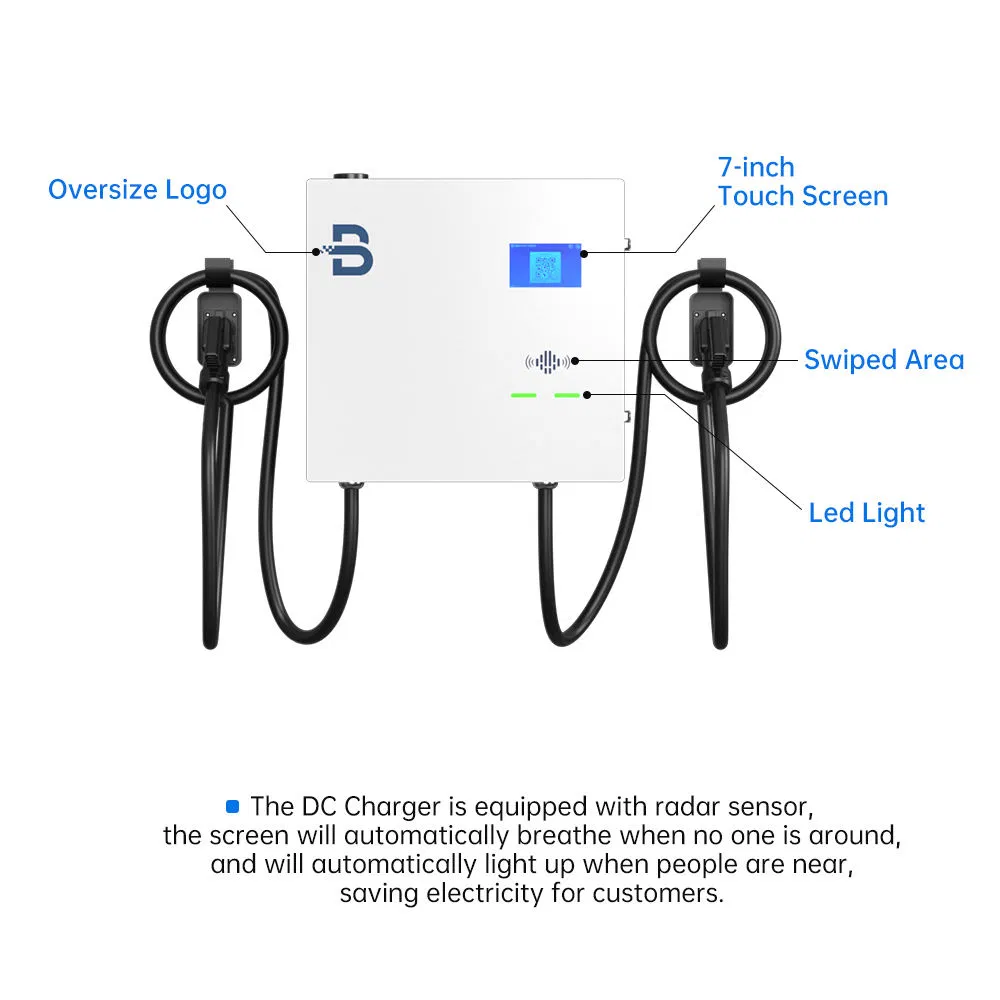 Beny New CE CB TUV Residential 40kw 60kw DC EV Charging Wallbox Station IP55 DC EV Charger with CCS2 CCS1 GB/T Chademo Nacs