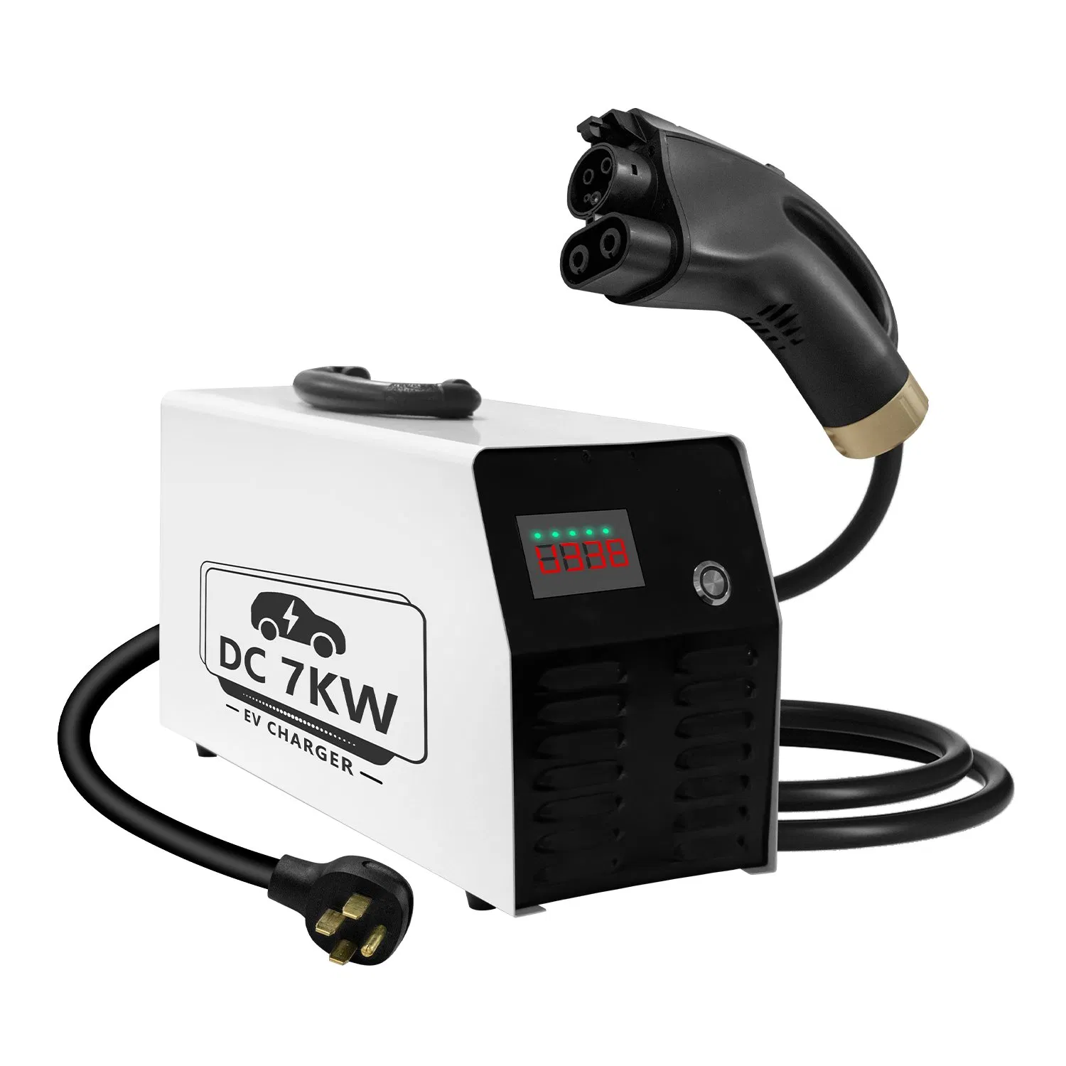 7kw CCS1 Us Standard DC Portable EV Charger Mobile for Us Residential &amp; Commercial Use
