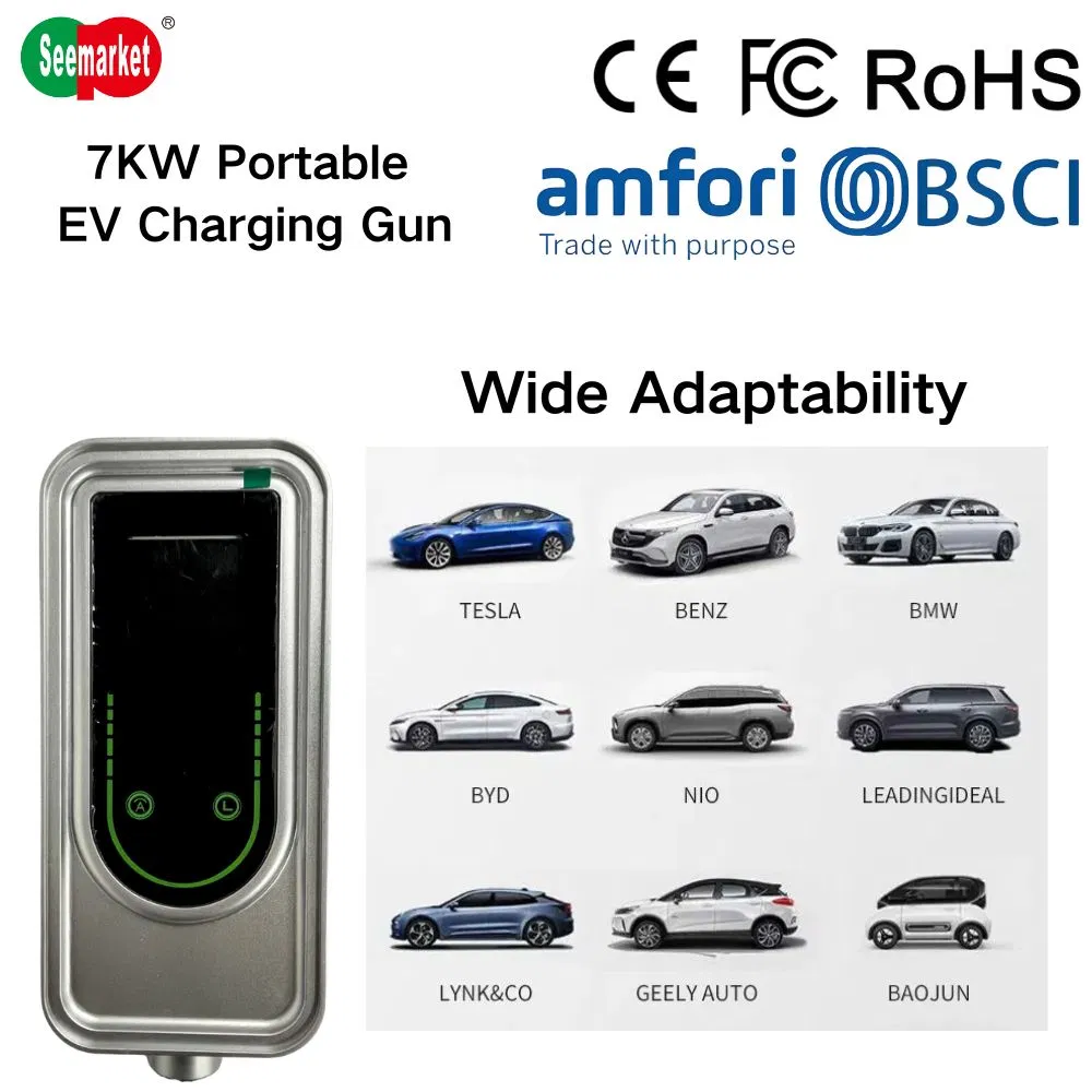 AC EV Charger Level 2 Station 7kw11kw 22kw Wall Mounted Electric Vehicle Charging Station