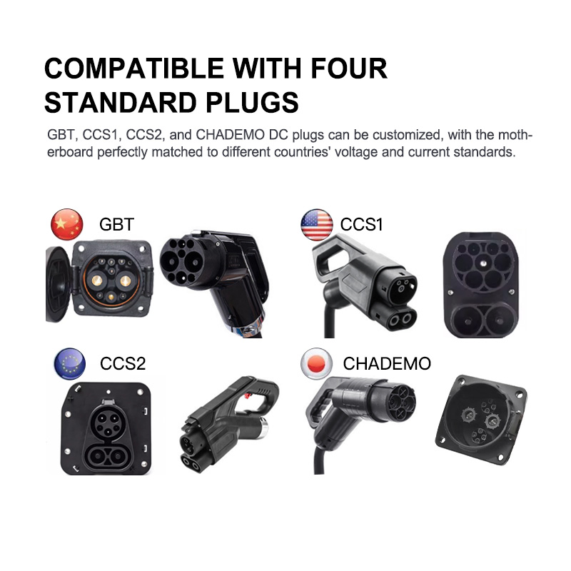 Level 3 DC EV Charger 7kw/15kw/20kw/30kw/40kw Wall-Mounted Home and Commercial Use Fast Charging Station
