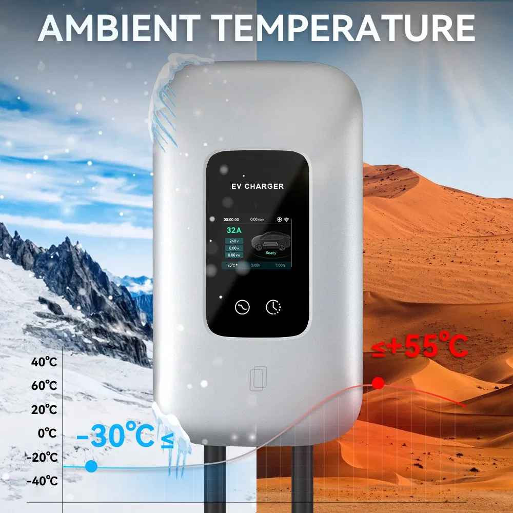 Gocean Custom Cheap WiFi APP Wholesale OEM Golden Supplier New 5m Interface 7 Kw Type 2 EV Charger