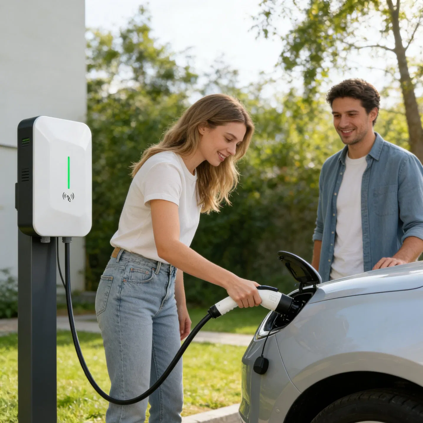 Best-Selling Globally Byd Series All-Inclusive EV Charging Station, Supporting Ocpp 7kw 11kw 22kw Electric Vehicle Charging Station