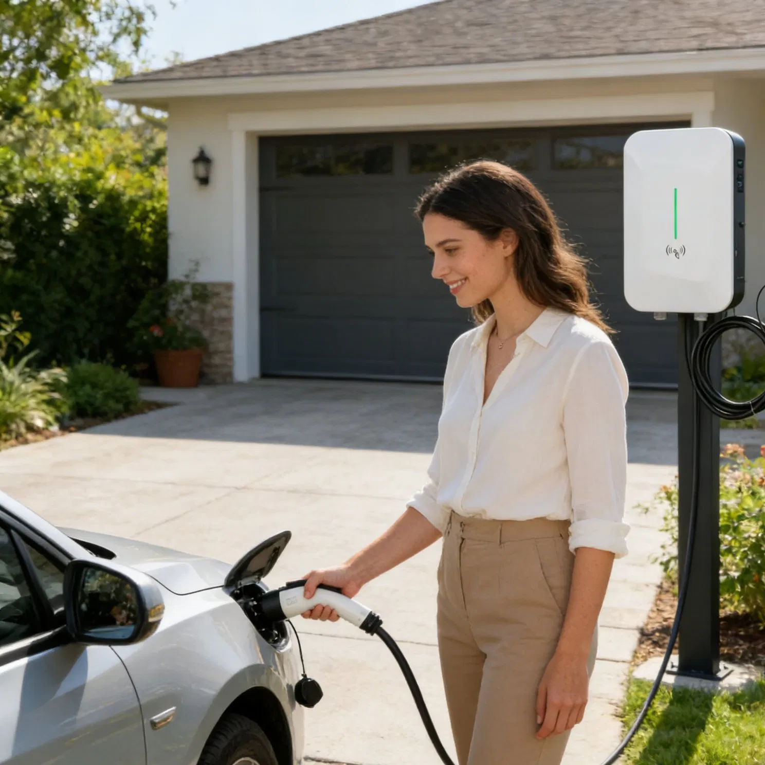 Best-Selling Globally Byd Series All-Inclusive EV Charging Station, Supporting Ocpp 7kw 11kw 22kw Electric Vehicle Charging Station