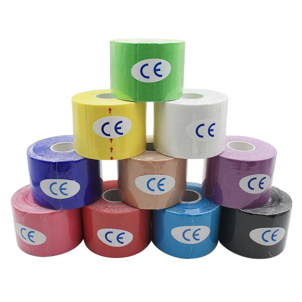 Wholesale Multi Color Sports Muscle Kinesiology Tape Waterproof Kinesiology Tape Precut