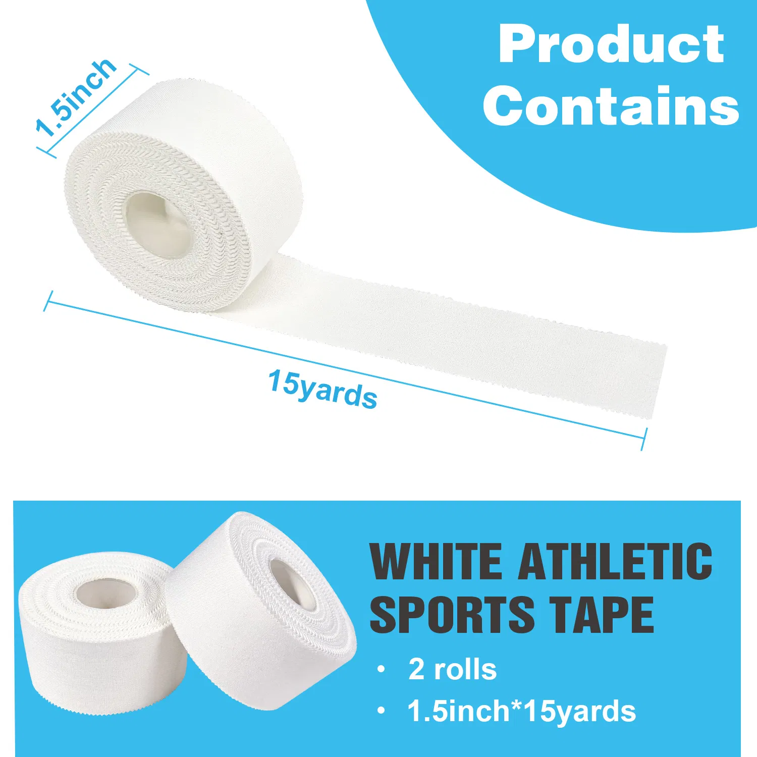 Hot Sale 3.8cmx13.7m Colored Cotton Sports Adhesive Athletic Tape Rigid Strapping Finger Tape for Weightlifting Trainers Bjj