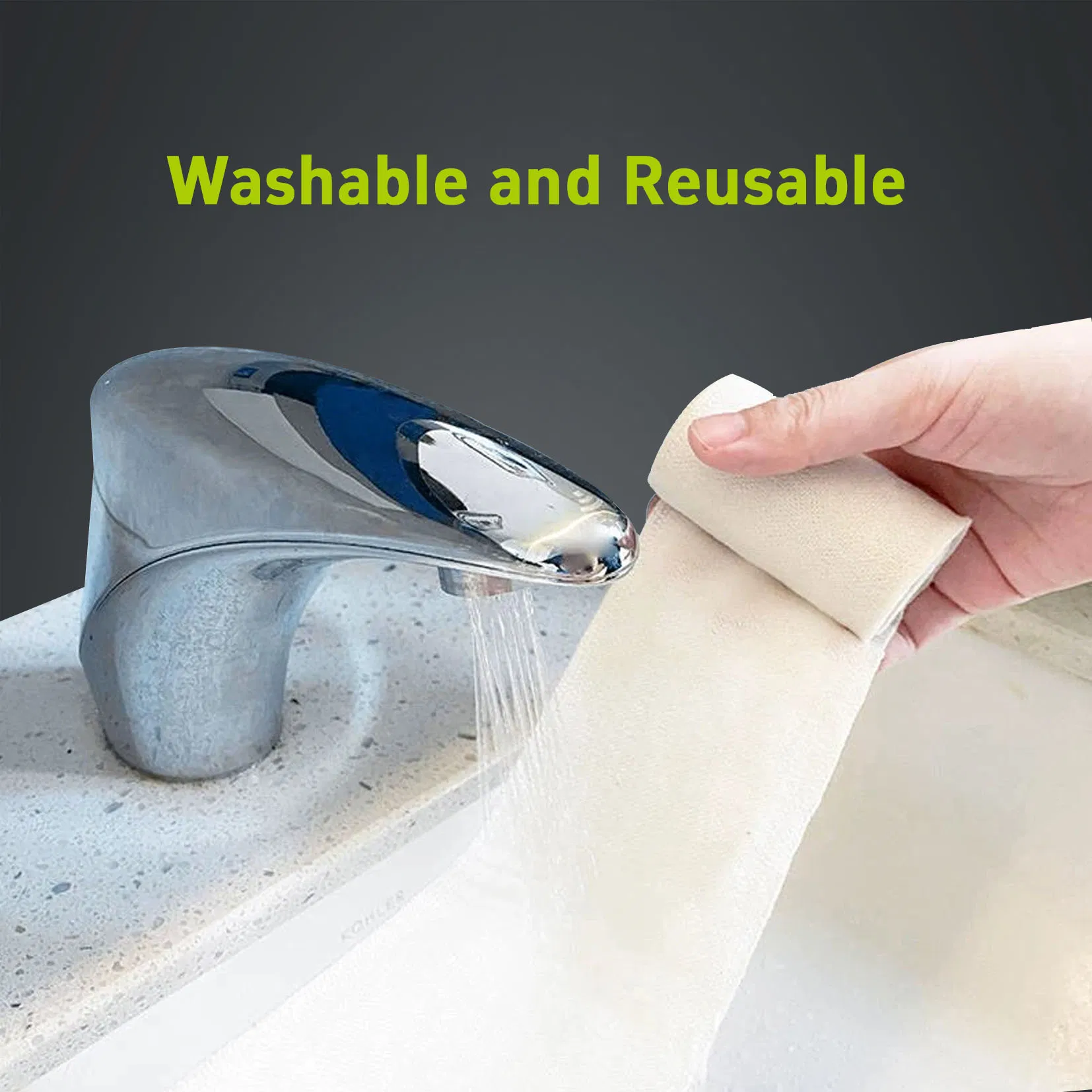 Medical Supply Cotton Polyester High Elastic Bandage Non Adhesive Bandage for Sports Protection