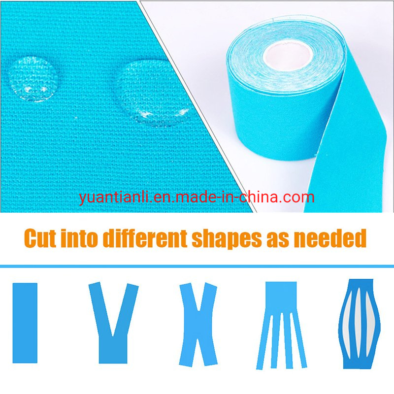 Breathable Waterproof Cotton Elastic High Performance Therapy Muscle Athletic Kinesiology Sports Tape