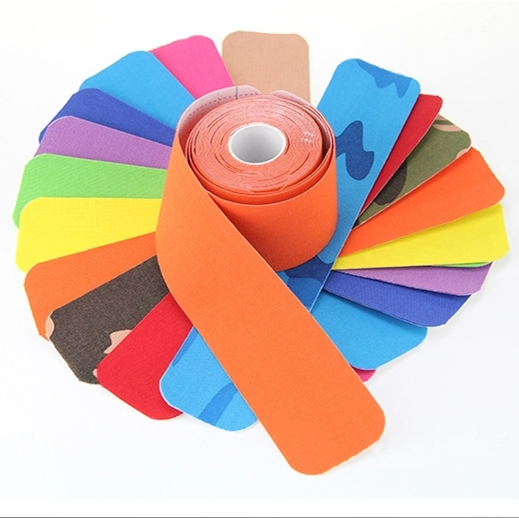 Pre-Cut Cotton Kinesiology Sports Tape Therapeutic Muscle Pain Relief Kinesiology Tape Waterproof Multi Colors Athletic Kinesiology Tape