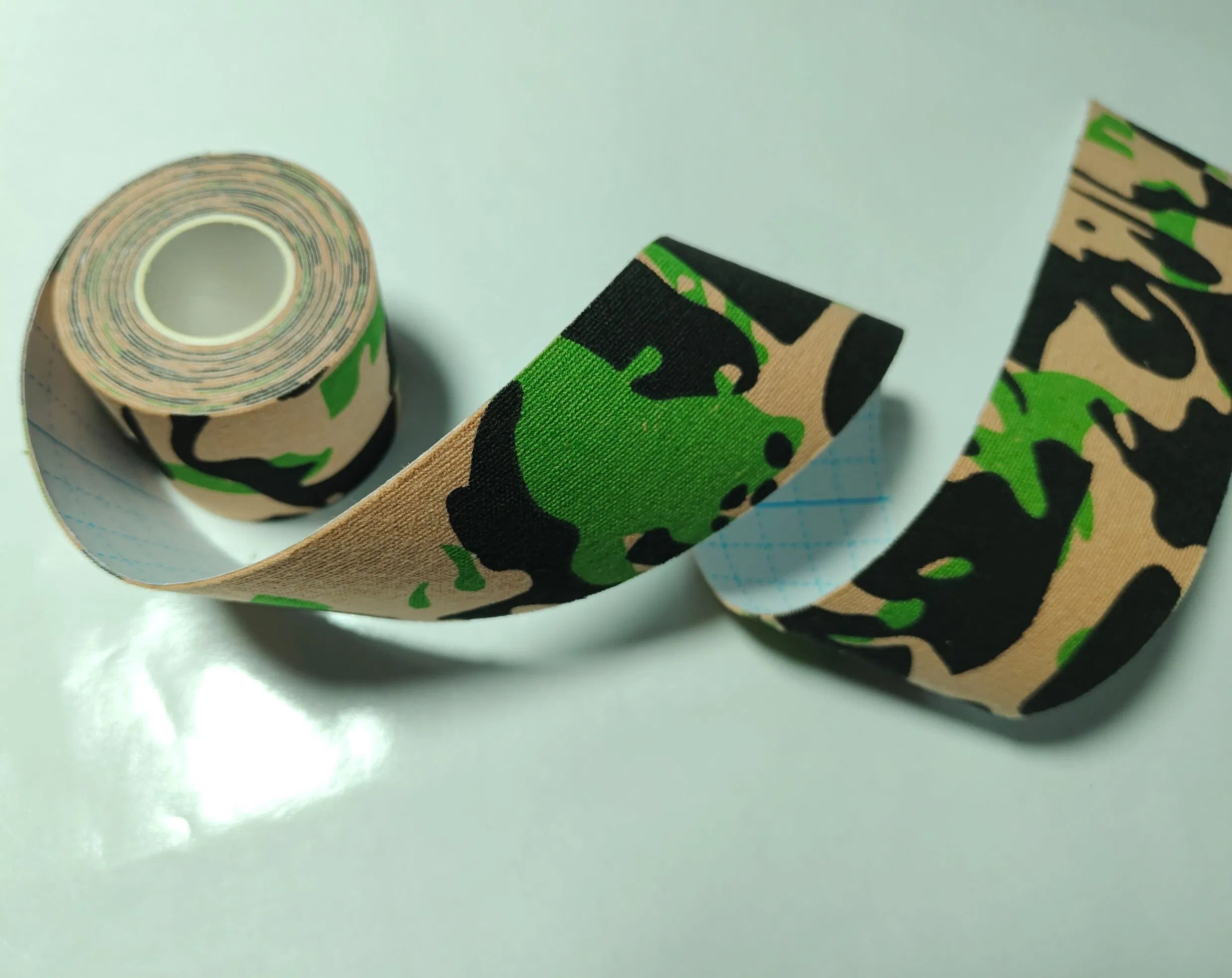 Water Ripple Acrylic Self-Adhesive Waterproof and Breathable Sports Muscle Patch Fabric Tape