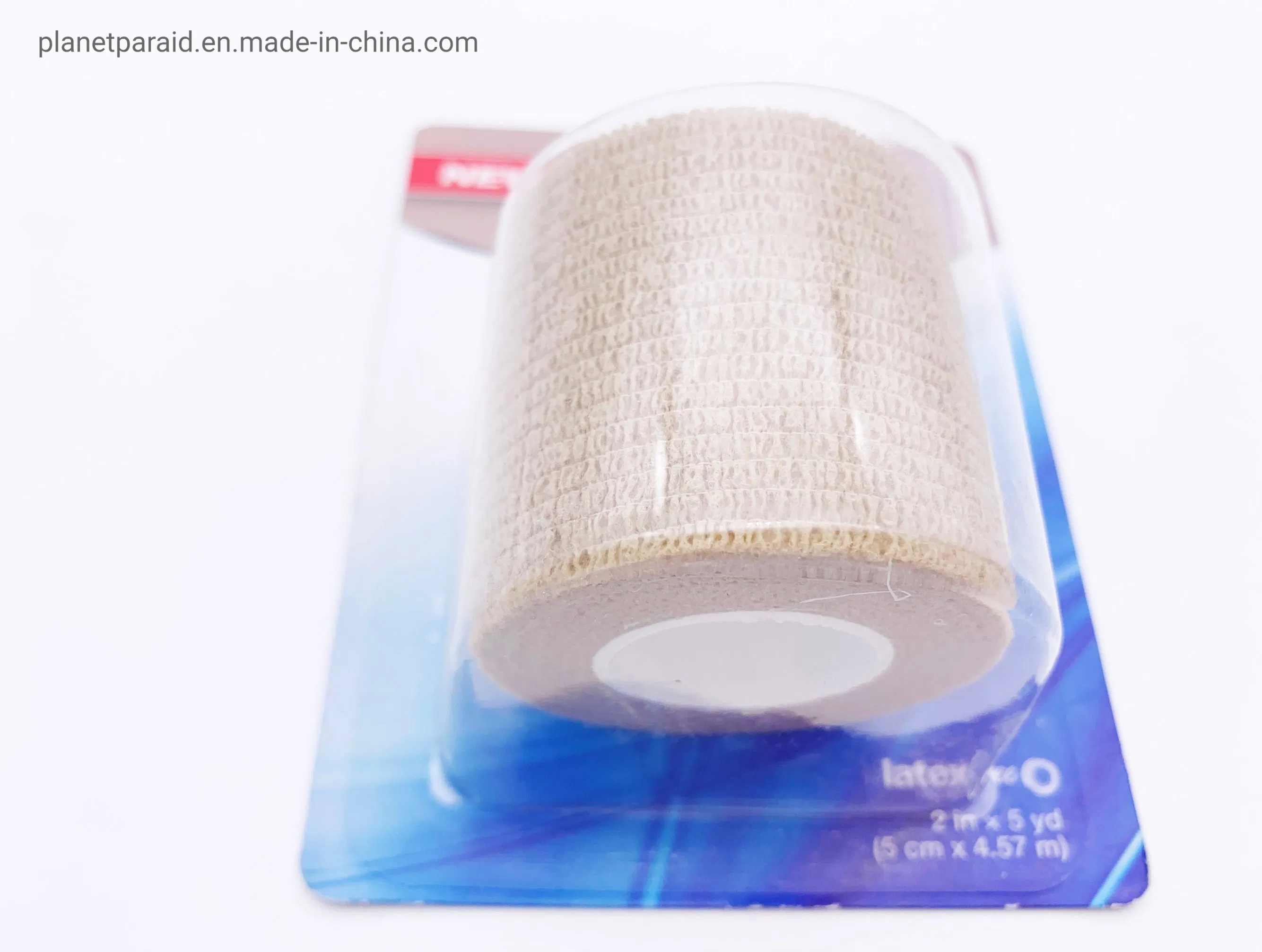 Colored Elastic Cohesive Nonwoven Latex Free 5cm*4.57m Self-Adhering Bandage for Adult