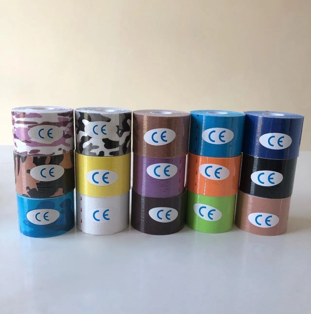 TPS Medical Elastic Cotton 5cm X 5m Muscle Athletic Support Kinesiology Sports Tape for Pain Relief