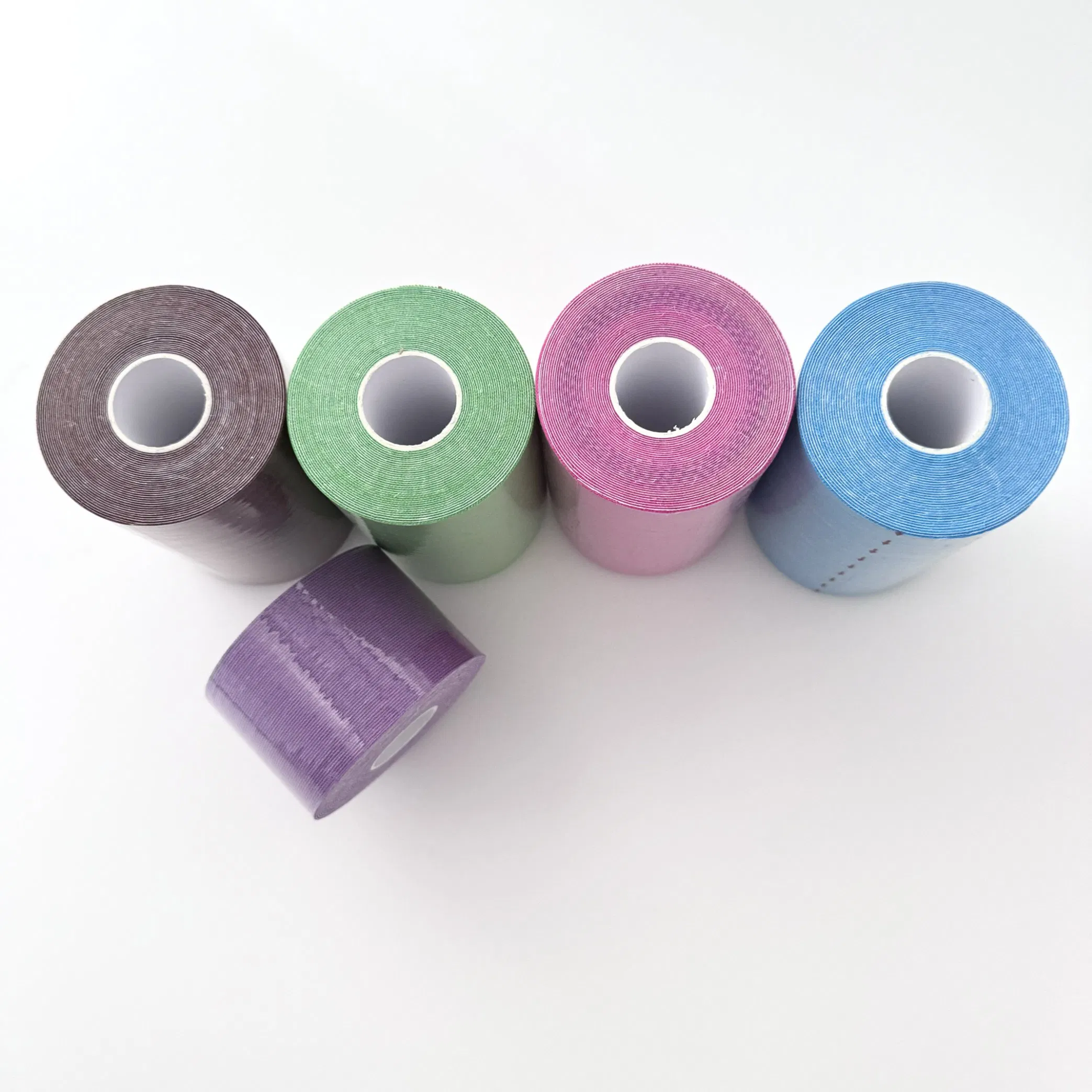 Cotton Strapping Waterproof Precut Unprecut Muscle Kinesios Face Fitness Medical Athletic Sport Kinesiology Tape with CE ISO