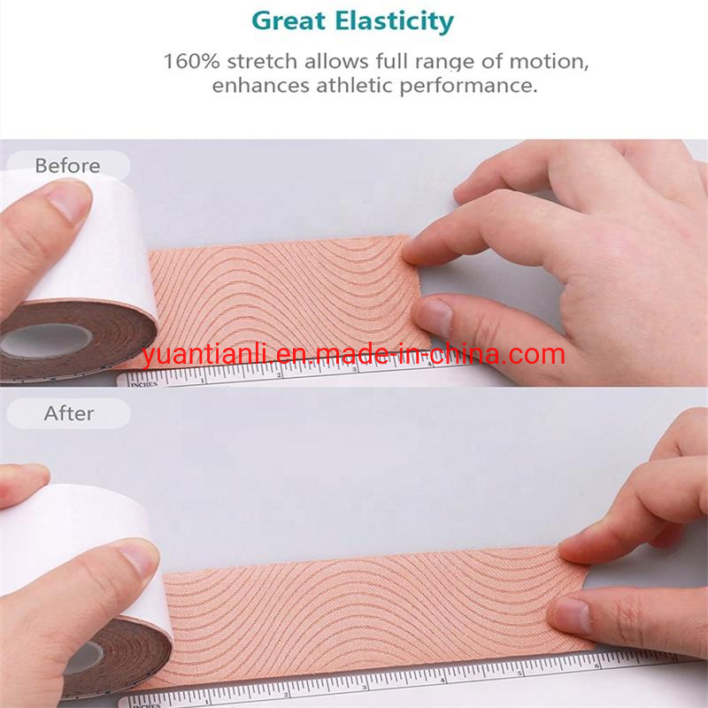 Factory Wholesale Water Resistant Therapeutic Sports Precut Kinesiology Tape