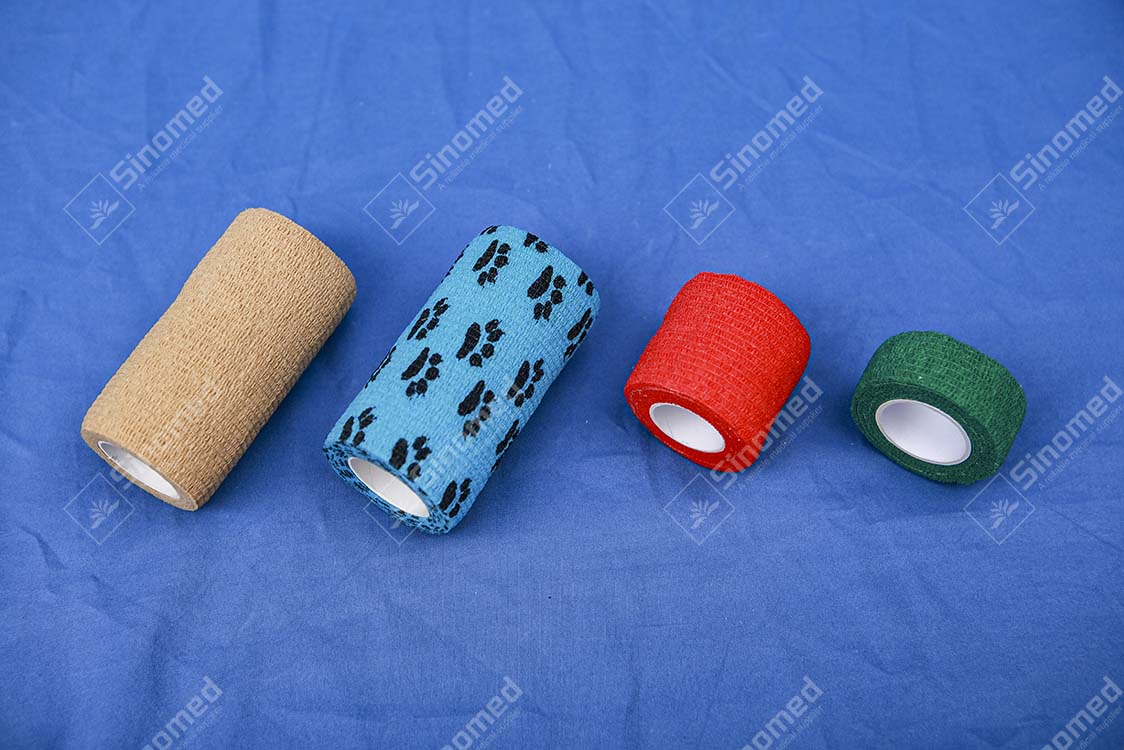 Medical Wrap Self Adhesive Elastic Bandage Latex Free Non Woven Cohesive Bandage