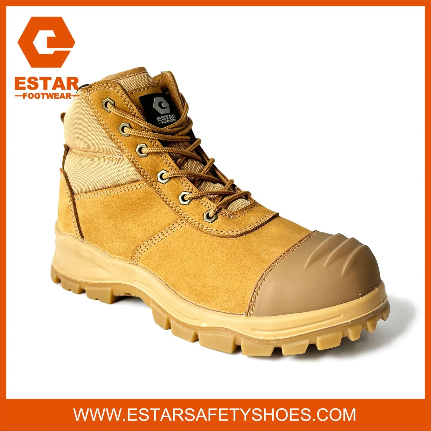 Wide Fitting Safety Shoes Heavy Duty Zip Sided Ankle Safety Boots