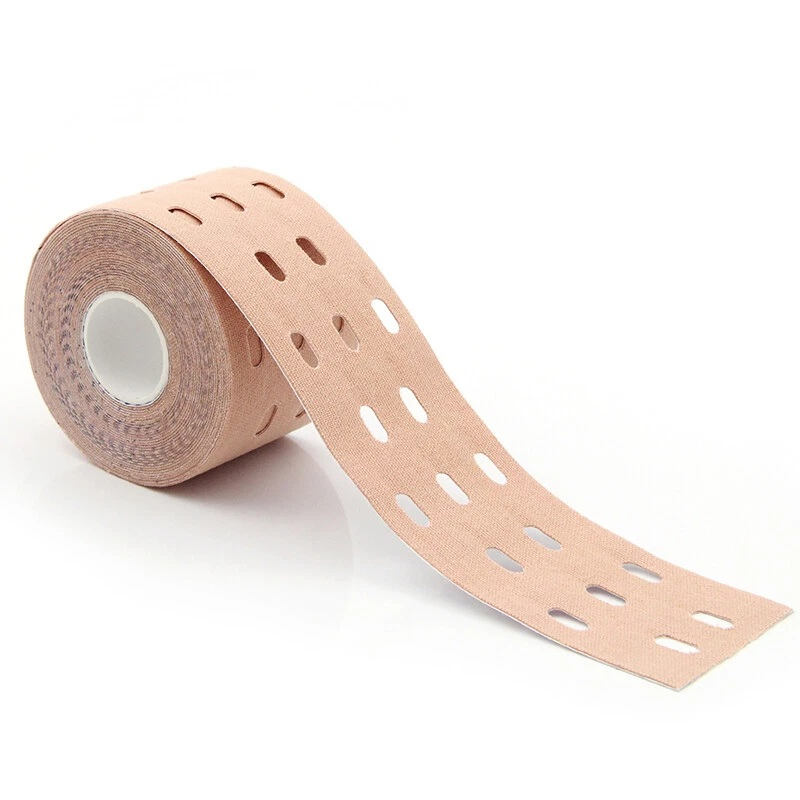 Durable Perforated Athletic Recovery Kinesiology Tape with Water-Resistant &amp; Long-Lasting Adhesion