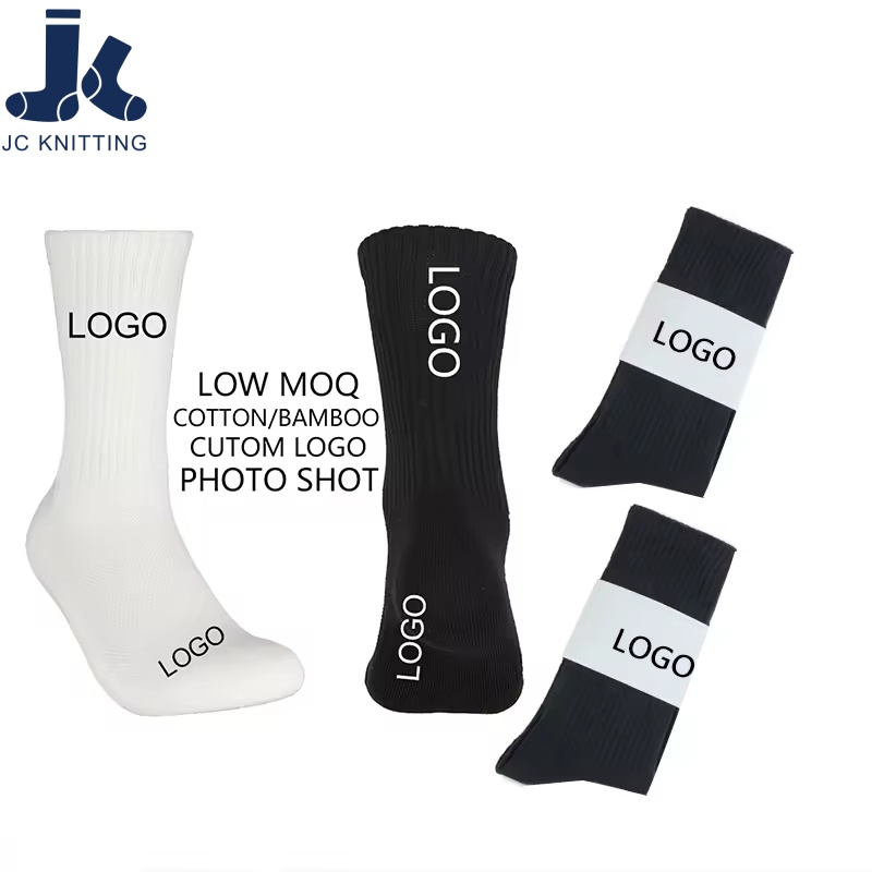 High Quality Factory Direct Free Sample Pilates Yoga Sokken Socken Calcetines Athletic Ankle 100% Cotton Grip Sports Custom Logo Crew Socks for Women Men