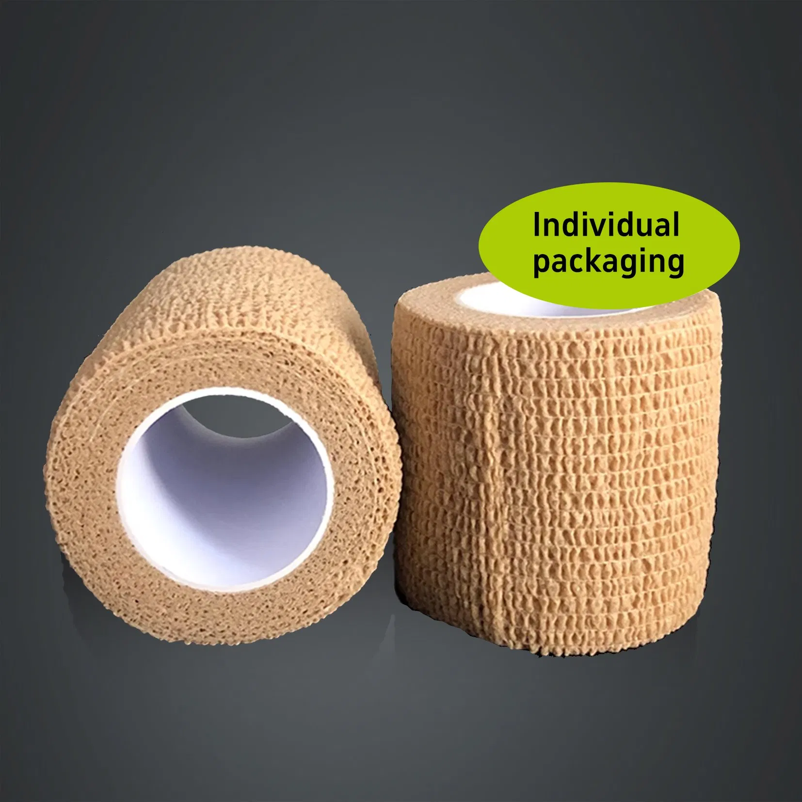 Disposable Medical Supplies Factory Wholesale Self-Adhesive Bandage Muscle Support Therapy Kinesiology Athletic Sports Tape