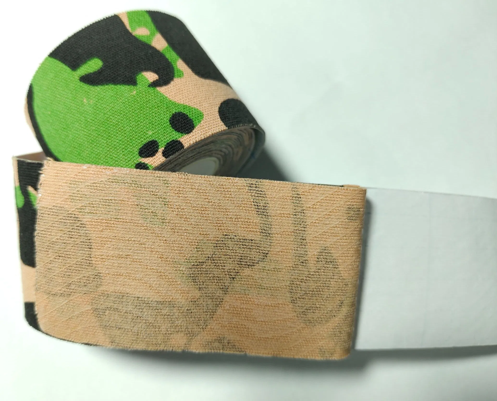 Water Ripple Acrylic Self-Adhesive Waterproof and Breathable Sports Muscle Patch Fabric Tape