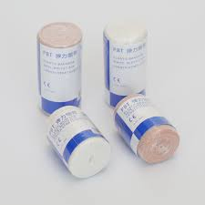 PBT Self Fixing Bandages - Elastic Cohesive Bandages, Self-Fixing and Easy Application - Hypoallergic and Latex Free (4cm X 4m)