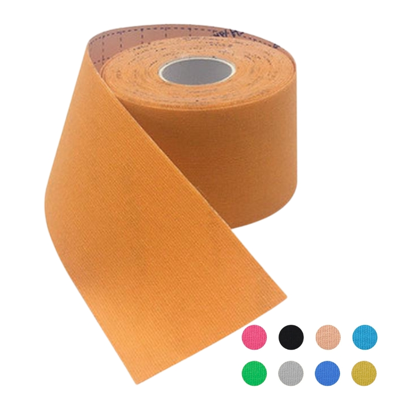 Multi Color Original Cotton Elastic Premium Athletic Kinesiology Tape for Sports