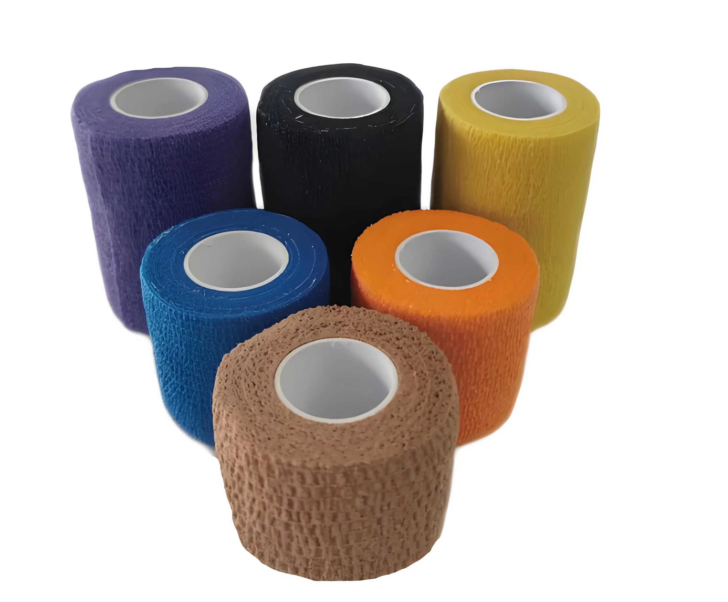 Wholesale Breathable Medical Cotton Eab Elastic Seelf-Adhesive Medical Bandage