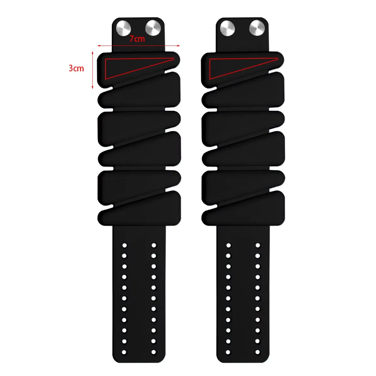 Best Durable Customizable Silicone Ankle Arm Weights Ring for Fitness