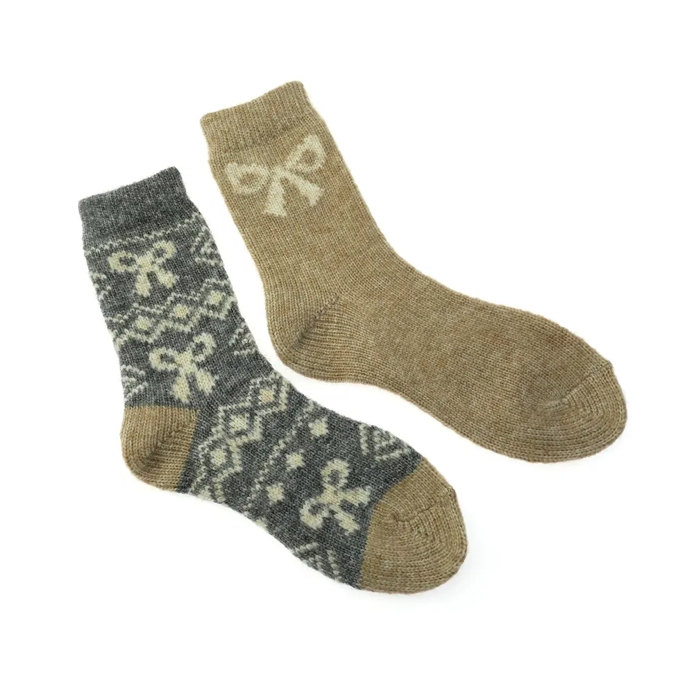 2PP Warm Cosy Thermal Bow Ankle Sock