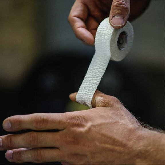 Athletic Sports Bandages Cotton Eab Finger Tape Elastic Adhesive Bandage