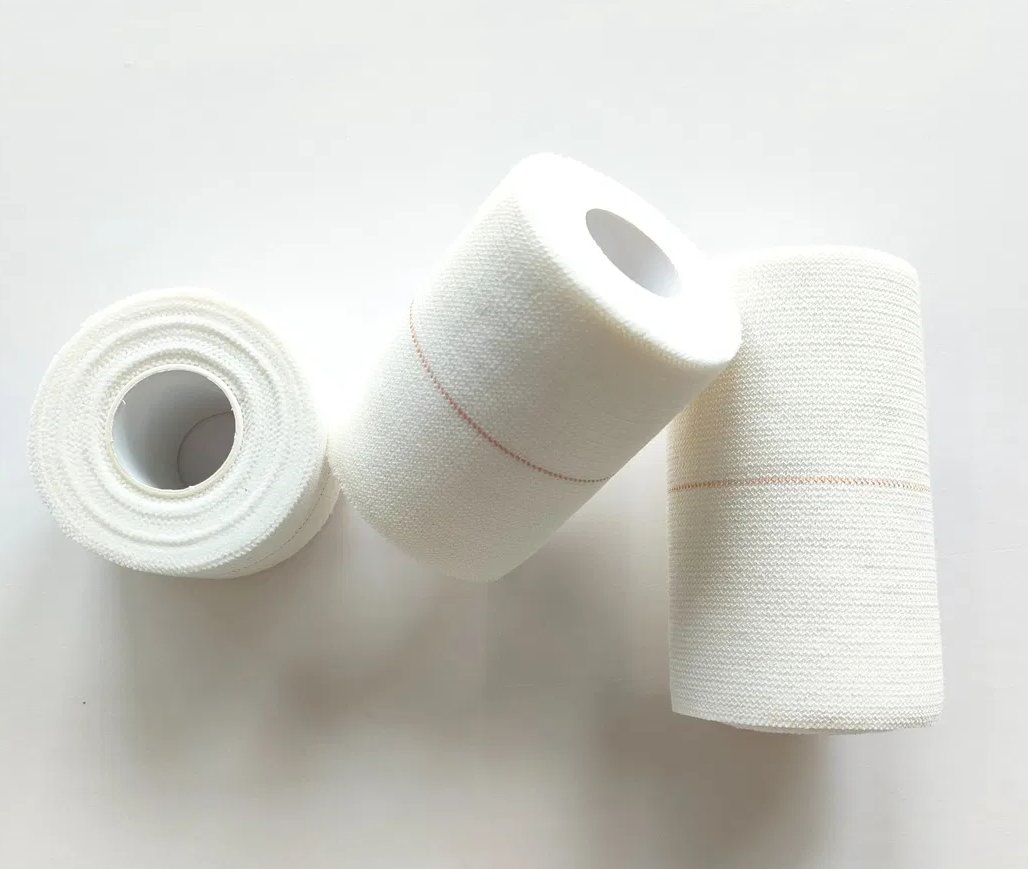 TPS Best Selling Medical Elastic Cotton Elastoplas H-Eab Adhesive Heavy Elastic Bandage 5cmx4.5m