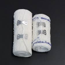High Elastic Medical Bandage Custom Cotton Flexible PBT Plain Weave Cohesive Bandage