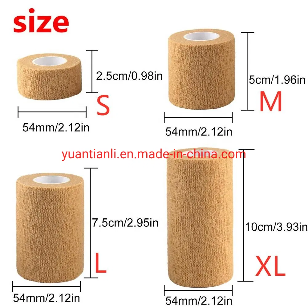 Best Selling Non-Woven Self Adhesive High Elastic Cohesive Bandage