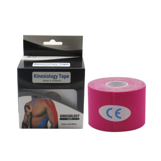 Waterproof Cotton Elastic Sports Kinesiology Muscle Tape Wholesale Kinesiology Tape with CE