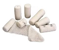 High Elastic Medical Bandage Custom Cotton Flexible PBT Plain Weave Cohesive Bandage