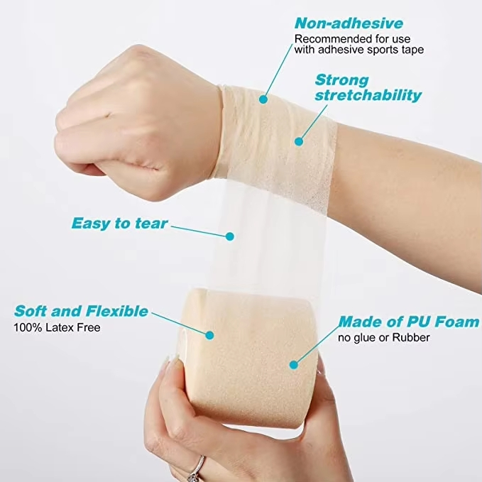 Athlete Under Wrap Prewrap Tape Pre Wrap Athlete Foam Bandage