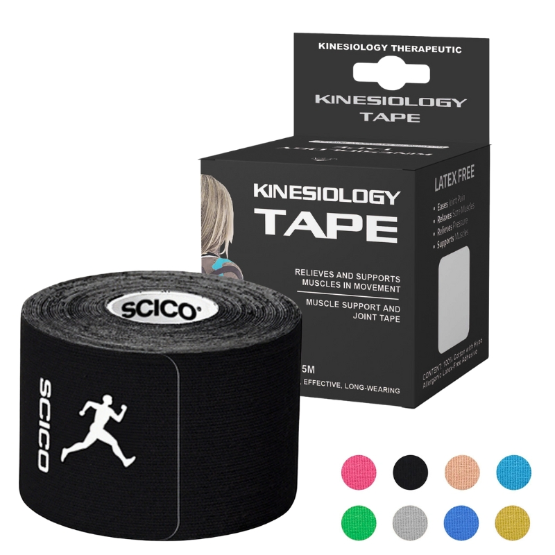 OEM Pattern Printing Pre-Cut Elastic Kinesiology Tape for Knee Ankle