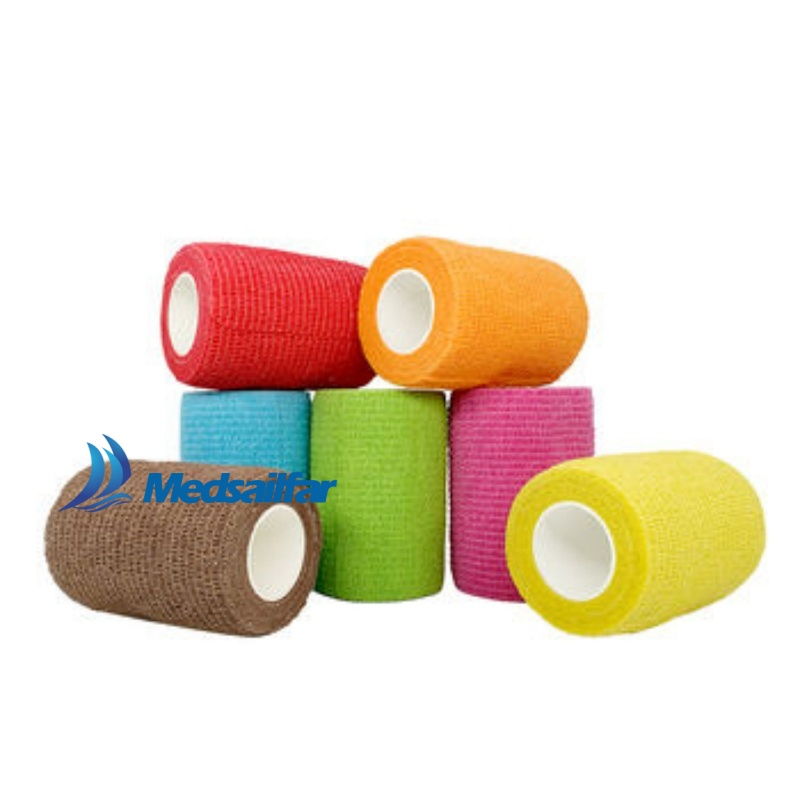 Hospital Wound Dressing Medical Self-Adhesive Cohesive High Elastic Bandage