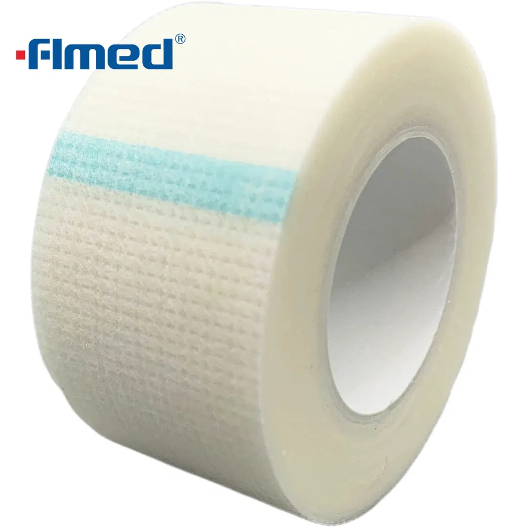 Non-Woven Breathable Adhesive Tape Infusion Tube Fixed Sticker Infusion Plaster Medical Micropore Tape