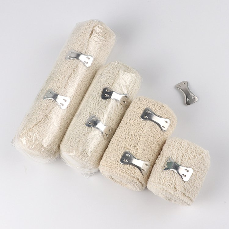 First Aid Medical Disposable Cotton Gauze Self Adhesive PBT Elastic Cohesive Crepe Bandage