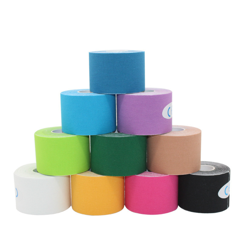 Wholesale 5cm*5m Waterproof Original Elastic Therapeutic Athletic Tape Kinesiology Sports Muscle Tape