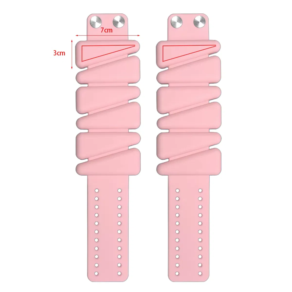 Best Durable Customizable Silicone Ankle Arm Weights Ring for Fitness