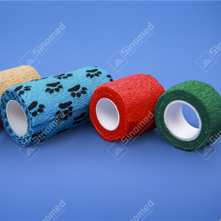 Medical Wrap Self Adhesive Elastic Bandage Latex Free Non Woven Cohesive Bandage