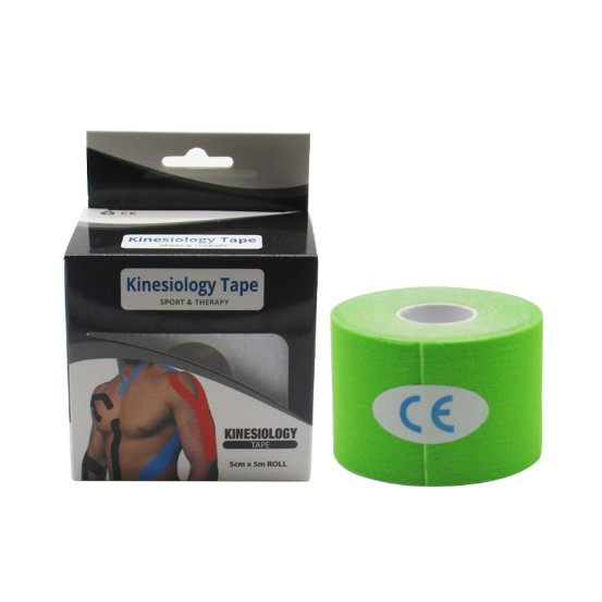 Waterproof Cotton Elastic Sports Kinesiology Muscle Tape Wholesale Kinesiology Tape with CE